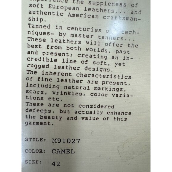 Vintage Lone Pine Leather Suede Long Coat Mens Size 42 Western Front Snap Camel - Picture 6 of 16